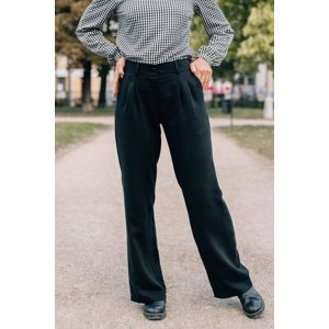 Tencelové kalhoty Mila černé Velikost: L