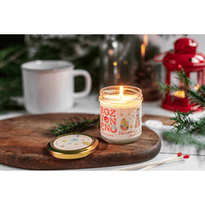 Rozvoněno: Vánoční zázrak - přírodní svíčka s hřebíčkem, skořicí, badyánem a anýzem