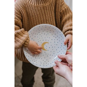 Dětský porcelánový hluboký talířek Na kutě