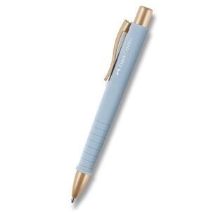 Kuličkové pero Faber-Castell Poly Ball Urban Gold XB 0012/24118 - světle modrá
