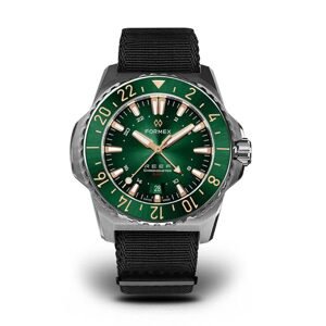 Formex Reef GMT Automatic Chronometer Green Dial with Rose Gold