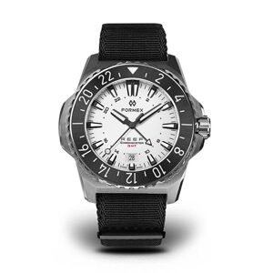 Formex Reef GMT Automatic Chronometer White Dial with Red GMT