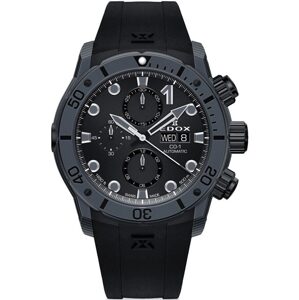EDOX CO-1 Carbon Chronograph Automatic 01125-CLNGN-NING
