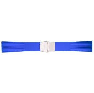Traser řemen silikonový ES - modrý (43) - 22 mm