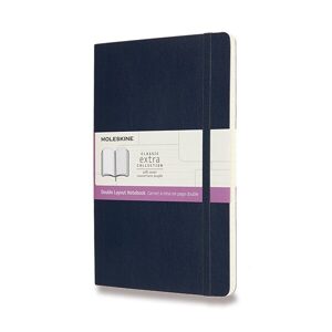 Zápisník Moleskine VÝBĚR BAREV - měkké desky - L, čistý-linkovaný 1331/112700 - Zápisník Moleskine - měkké desky modrý