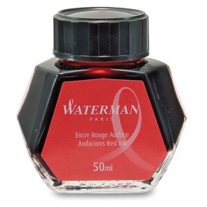 Lahvičkový inkoust Waterman - Lahvičkový inkoust Waterman červený