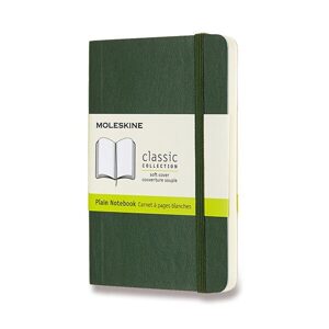 Zápisník Moleskine VÝBĚR BAREV - měkké desky - S, čistý 1331/11241 - Zápisník Moleskine - měkké desky tm. zelený