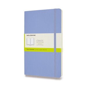 Zápisník Moleskine VÝBĚR BAREV - měkké desky - L, čistý 1331/11271 - Zápisník Moleskine - měkké desky nebesky modrý