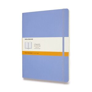 Zápisník Moleskine VÝBĚR BAREV - měkké desky - XL, linkovaný 1331/11292 - Zápisník Moleskine - měkké desky nebesky modrý