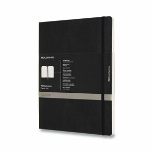 Zápisník Moleskine Professional VÝBĚR BAREV - měkké desky - XL, linkovaný 1331/450290 - Zápisník Moleskine Professional - měkké desky černý