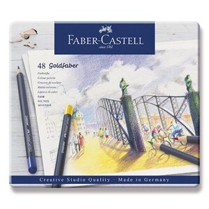 Sada Pastelky Faber-Castell Goldfaber v plechové krabičce - 48 barev 0086/1147480