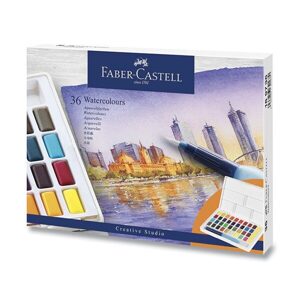 Sada Akvarelové barvy Faber-Castell s paletkou - 36 barev 0144/1697360