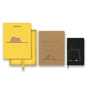 Sada Zápisník a Sešit Moleskine Le Petit Prince Elephant - linkovaný - L, čistý - XL 1331/1717249