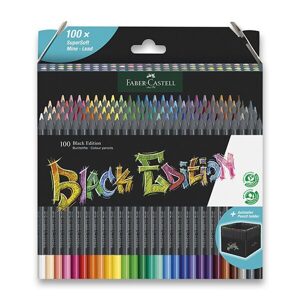 Sada Pastelky Faber-Castell Black Edition - 100 barev 0086/1164110