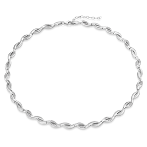 SOFIA stříbrný náhrdelník se zirkony AKN2701RH