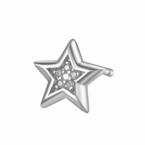 ROSATO kusová stříbrná náušnice Hvězda RORZO026R