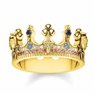 THOMAS SABO prsten Crown gold TR2224-959-7